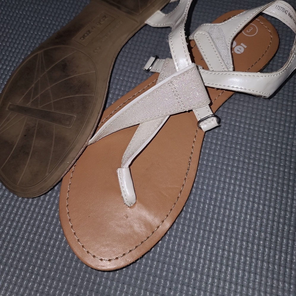 White sandal